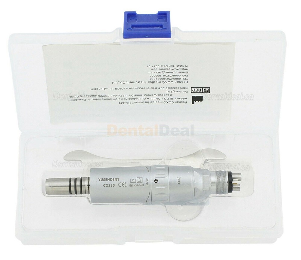 YUSENDENT COXO Dental Led Fiber Air Motor 6 Hole Inner Water